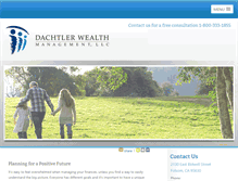 Tablet Screenshot of dachtlerwealth.com